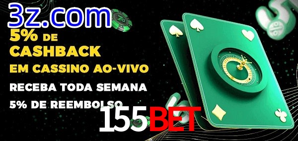 Promoções do cassino ao Vivo 155BET